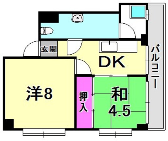 合和マンションの物件間取画像